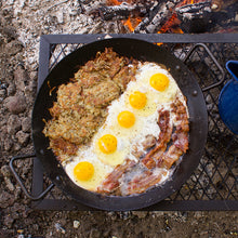 Load image into Gallery viewer, Seasoned Carbon Steel Dual Handle Pan
